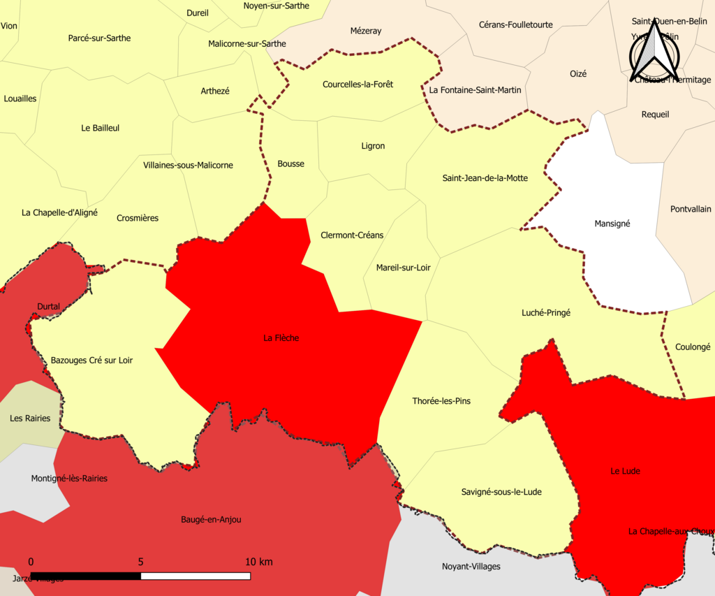 Douche à l'italienne La Flèche